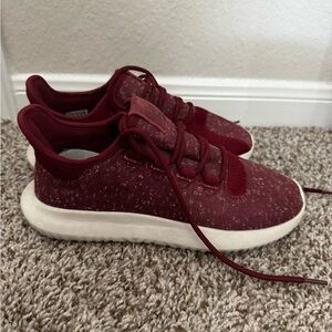 Adidas Burgundy Shoes